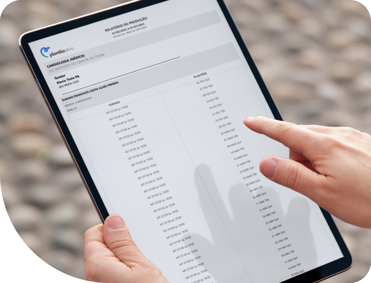 Relatório de Plantões